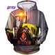 thumbnail image 3 of Nueva sudadera con capucha con estampado 3D de tractor para hombre y mujer, estilo Harajuku y hip hop, informal, a la moda, 3 of 5