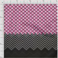 thumbnail image 1 of oneOone Cotton Flex Fabric Chevron & Triangle Panel Printed Craft Fabric BTY 40 Inch Wide, 1 of 3