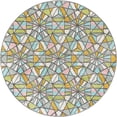 thumbnail image 2 of Unique Loom Whimsy Kids Collection Area Rug - Vivid (6' 1" Round Multi/Ivory), 2 of 9