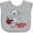 AC-Heather Grey, variant on Inktastic Monster Mash Boys or Girls Baby Bib