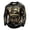 Green, variant on YNGKMEA Halloween Mens Long Sleeve Flannel Sweatshirt Crewneck Casual Tops Trendy Funny Skull Print Festival Pullover Shirts