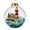 Christmas M #13, variant on New Glowing Christmas Story Ornament, Light-Up Diorama with Stand and Hook, Versatile Mini Scene Display for Branch Table Mantel, Seasonal Decor (Santa)