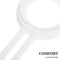 thumbnail image 3 of PENIKOKO White Double Sided Pet Brush for Home Use Removes Loose Hair from Cats and Dogs, 3 of 8
