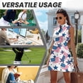 thumbnail image 6 of Uorisanigo American Flag Star Couples' Golf Outfits Men Zipper Shirt Quick Dry Short Sleeve Athletic T Shirt Casual Workout and Womens Golf Clothes with Built in Shorts Pockets, 6 of 8