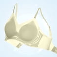 thumbnail image 6 of Zpanxa Womens Bras Wireless Seamless Push-up Padded Full Coverage with Adjustable Straps Breathable Everyday T-Shirt Bra Green 36BC, 6 of 7