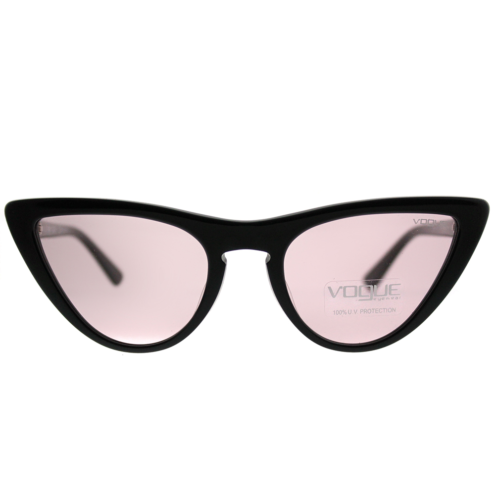 Vogue Eyewear Gigi Hadid For Vogue Asian Fit  Plastic Womens Cat-Eye Sunglasses Black 54mm Adult - image 2 of 3