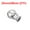 Chrome, variant on Uxcell 1.5" Tall Aluminum Lamp Finials Cap Knob, Lamp Screw Holder Tapped 1/4 27, Black Gold