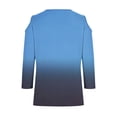 thumbnail image 7 of Long Sleeve Shirts For Women 3/4 Length Sleeve Tops Spring Neck Casual Print Tunic T Shirts Three Quarter Length Tops Womens Long Sleeve Tops, 7 of 7