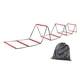 thumbnail image 1 of Escalera de agilidad 42 CMX42 CM Ejercicio deportivo exterior Rugby Balance de coordinación multifuncional Equipo de entrenamiento Escala de velocidad 10 cuadrículas con bolsa, 1 of 8