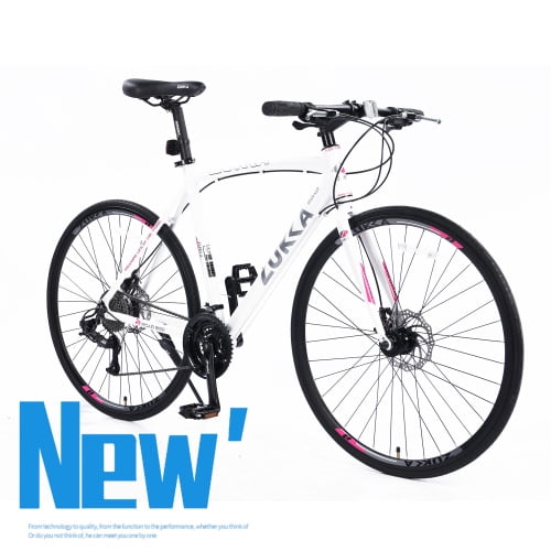 MEGHNA 700C Single Speed City Bike – Vintage Style Hybrid Commuter Bike With Flat Handlebar, Dual Brakes, For Men, Women, Seniors & Teens