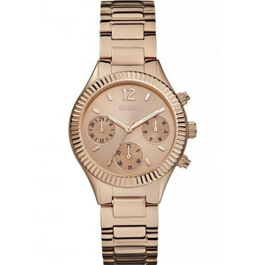 GUESS Women's W0323L3 35mm Gold Steel Bracelet & Case Mineral Watch
