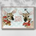 thumbnail image 2 of Deer Christmas Collection A - Framed Gallery Wrapped Holiday Canvas - 17 x 25 - White Frame, 2 of 8