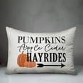 thumbnail image 3 of Creative Products Pumpkins Apple Cider Hayrides 14x20 Spun Poly Pillow, 3 of 3
