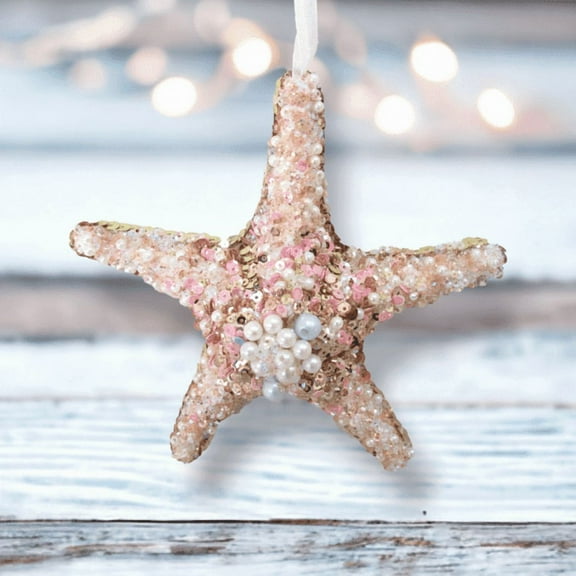 Beaded Starfish Ornament
