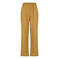 thumbnail image 4 of Dgankt Womens&nbsp;Pants Solid Pocket Corduroy Pants,Sizes S-3XL, 4 of 6