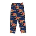 thumbnail image 6 of Fotbe Bowling Ball And Flame Women's Pajama Pants,Sleepwear Pants,Pj Bottoms Drawstring And Pockets-Small, 6 of 7