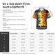 thumbnail image 5 of Balery Halloween Fruit Platter Camisas hawaianas de manga corta para hombre, camisas playeras de corte holgado, camisas de vacaciones con botones,Large, 5 of 7