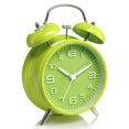 thumbnail image 1 of Reloj despertador de doble campana con luz nocturna, esfera grande de 4 pulgadas, reloj despertador de cuarzo analógico con alarma fuerte, sin tictac, silencioso WD.WDQZL Hogar, 1 of 1