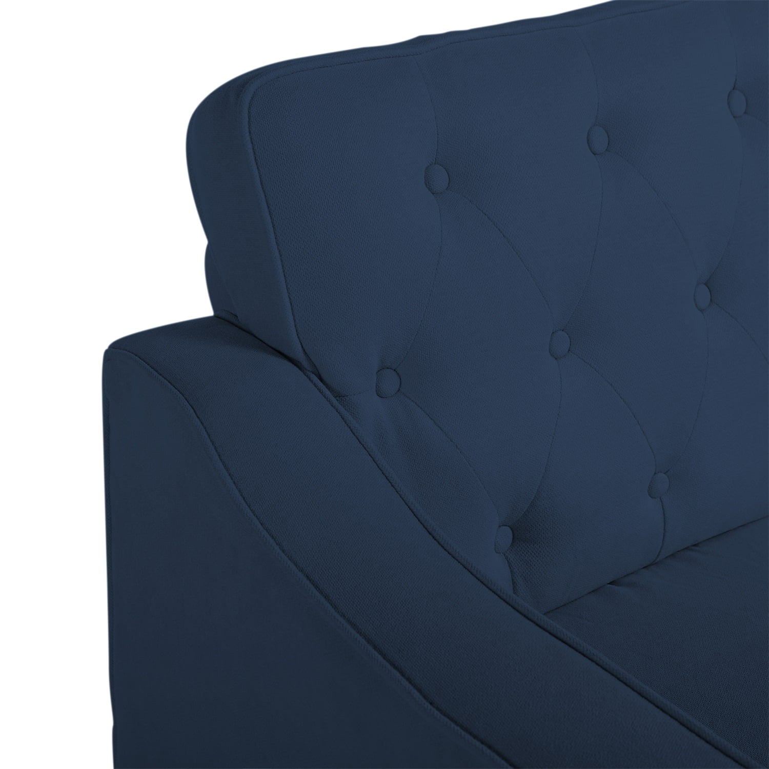 Kadyn 77.2" Fabric Sofa, Upholstered Lounge Couch with Square Arm, Modern Fabric Couch for Living Room, Navy Blue Kadyn 77.2" Fabric Sofa, Upholstered Lounge Couch with Square Arm, Modern Fabric Couch for Living Room, Navy Blue