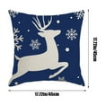 thumbnail image 3 of Dmlowu Christmas Pillow Covers 18x18 - Elk Christmas Throw Pillows Covers for Couch, Comfortable Warm Christmas Decorations Pillow Covers for Holiday Party, 3 of 7