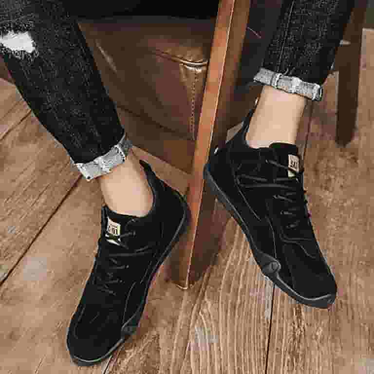 Fsqjgq Basketball Shoes Black Sneakers for Men Popular Labor Fsqjgq Basketball Shoes Black Sneakers for Men Popular Labor