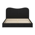thumbnail image 4 of Sele King Bed Black Bed, Modern Style, Rubber feet protect floor from scratches, Rubberwood, Indoor Bedroom, 4 of 10
