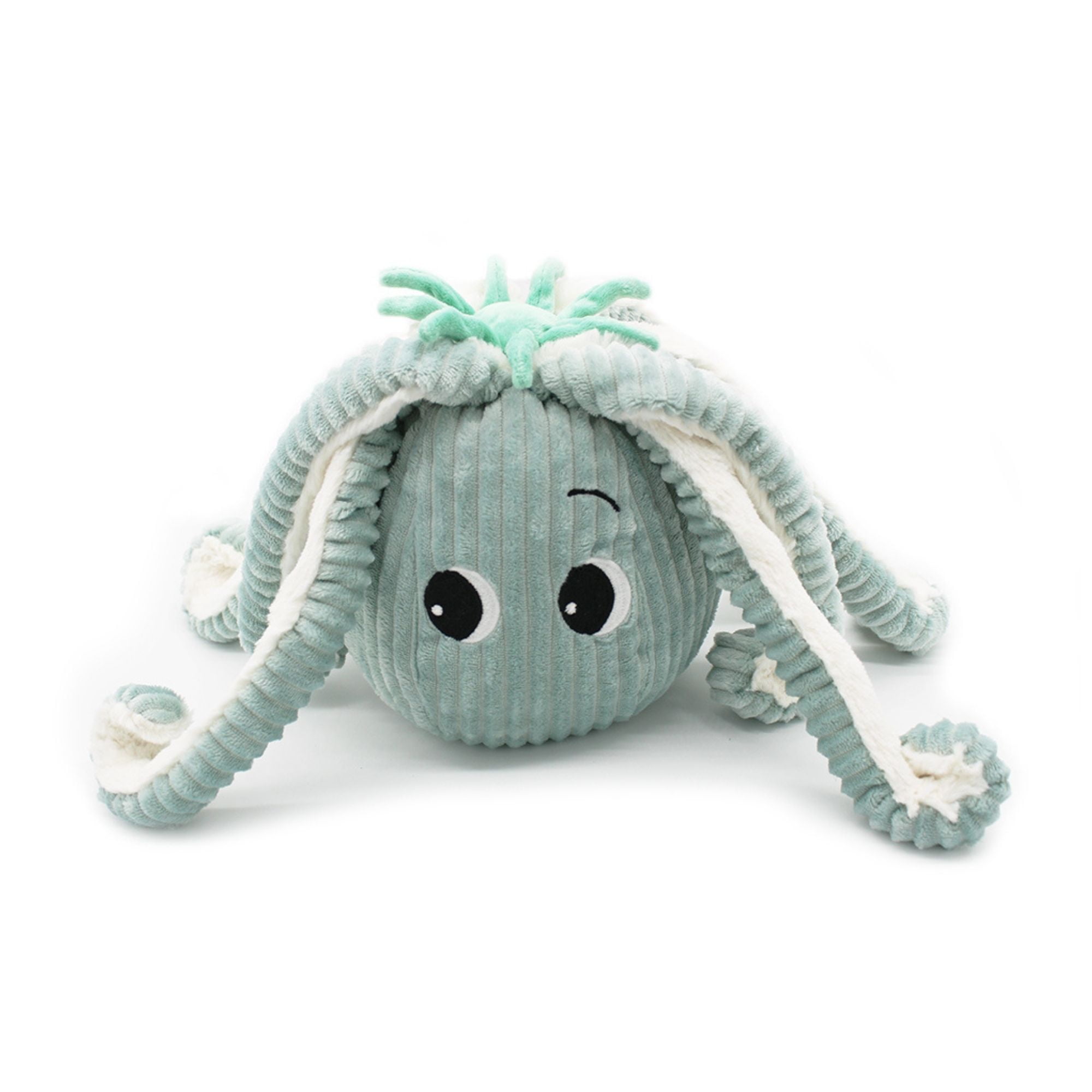 Les Ptipotos Octopus Mom & Baby Plush Stuffed Animal Set & Eco-Friendly Toy in Mint Green
