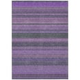 thumbnail image 2 of Addison Rugs Chantille Indoor/Outdoor Transitional Stripes Purple Washable Rectangle Rug, 2'6" x 3'10", 2 of 6