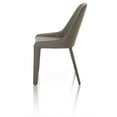 thumbnail image 3 of Dining Chair With Shadow Black Bonded Leather Upholstery, 3 of 5