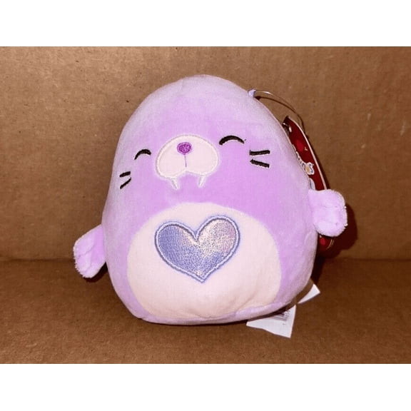 SQUISHMALLOW 5" Winnie the Walrus Valentine’s Day Plush