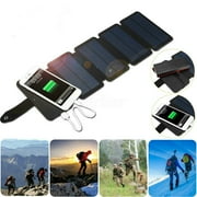 Onemayship Portable Solar Power Bank Mobile Phone Charger Panel Waterproof Camping