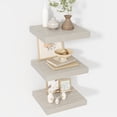 thumbnail image 3 of Floating Shelves  Deep Floating Shelf Wall Mounted  Wall Shelves  Rustic Deep Bookshelf  Extra Deeper &amp; Thicker Display Shelves for Bedroom  Living Room    Set of, 3 of 6