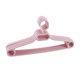 thumbnail image 1 of Paquete de 10 perchas de plástico para almacenamiento, color rosa, 1 of 3