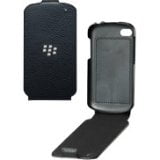 BlackBerry ACC-50707-301 Leather Flip Shell for Rim BlackBerry Q10 - Retail Packaging -
