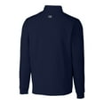 thumbnail image 3 of Men's Cutter & Buck  Navy Frisco RoughRiders Big & Tall Traverse Stretch Quarter-Zip Top, 3 of 3