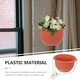 thumbnail image 3 of YSNOOWE 2Ud Maceteros Colgantes De Pared En Plástico Marrón Para Plantas En Casa Y Oficina, 3 of 7
