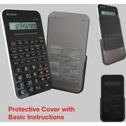 Sharp EL-501XBWH Scientific Calculator, Black