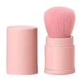 thumbnail image 6 of Light Pink Small Contour Brush Telescopic Brush Loose Powder Brush With Cover Blush Brush Setting Brush Honey Powder Brush Full Set Of Tools Portable Makeup Brush Eye Shadow Brush, 6 of 7