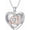 A-1ct round gemstone, variant on SOULMEET Personalized 10k 14k 18k White Gold 1 ct Moissanite/Diamond Locket That Holds Picture Diamond Photo Heart Locket Necklace Gift for Beloved Ones Mother Women Mens