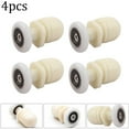 thumbnail image 4 of Ensemble de 4 Rouleaux de Porte de Douche Simples Roues de Poulies Roues de Porte en Verre 23Mm, 4 of 4