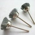 thumbnail image 5 of 10 Pcs Mini Wire Brush Brushes Brass Cup Wheel for Grinder or Drill 3x13mm, 5 of 7
