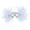 thumbnail image 2 of White Snowflake Mardi Gras Mask, 2 of 2
