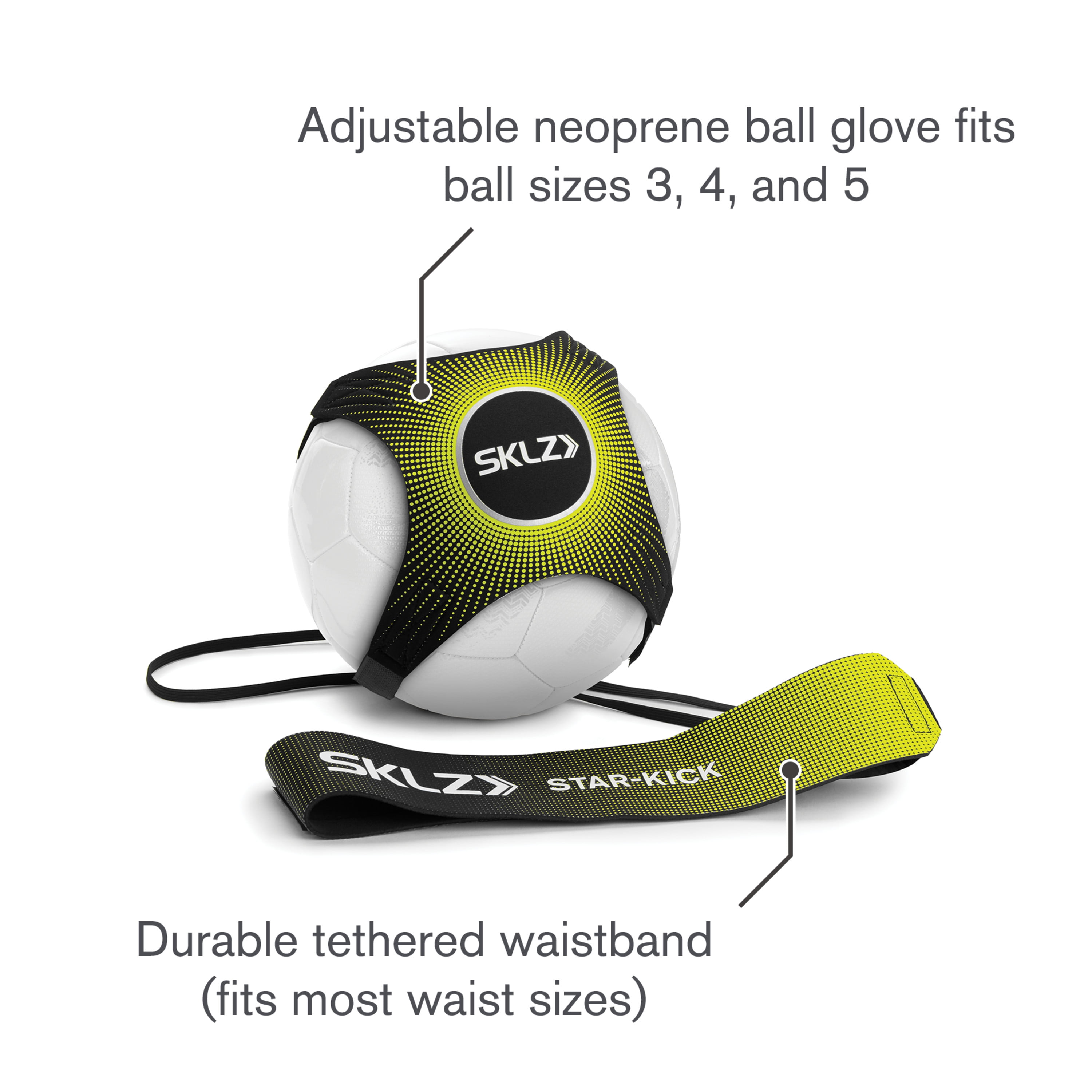 SKLZ Star-Kick Hands Free Adjustable Soccer Trainer improves touch SKLZ Star-Kick Hands Free Adjustable Soccer Trainer improves touch