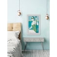 thumbnail image 3 of Green And Yellow Stripes Framed Painting Art Print, 16.00" x 1.50", 3 of 6