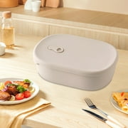 Silicone Lunch Box for Office, School, Outdoor Use, 3 Compartment LeakProof Lunch Container, Oven Dishwasher Safe