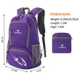 thumbnail image 2 of Mochila FENGDONG Ligera e Impermeável 35L de Nylon Roxa, 2 of 6