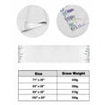 thumbnail image 6 of Xipuska Lavender Leaf Bed Runners for Twin Size Bed, Decorative Bed Throws for Foot of Bed, Garden Flora Illustrations Watercolor White Bed Runner Sofa Throw Bedding Scarf Slipcover for Bedroom, 6 of 6