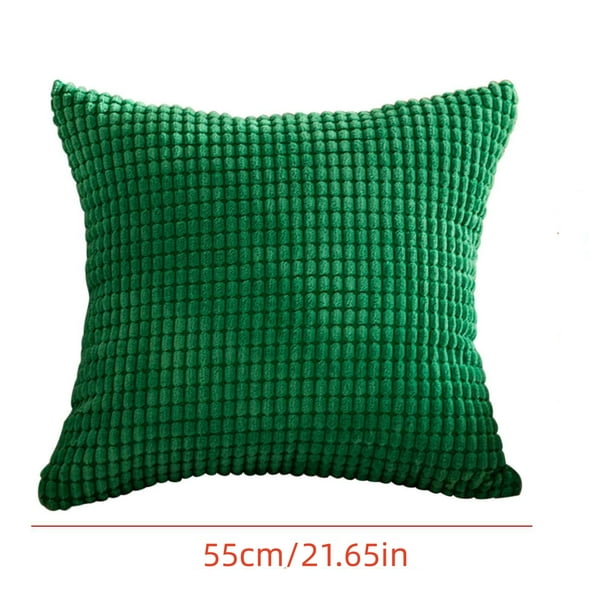 Yhmxh Fundas de almohada decorativas para sofá, cojín estilo grano de maíz, funda de almohada para el hogar, mesita de noche, coche, núcleo - Fundas de almohada