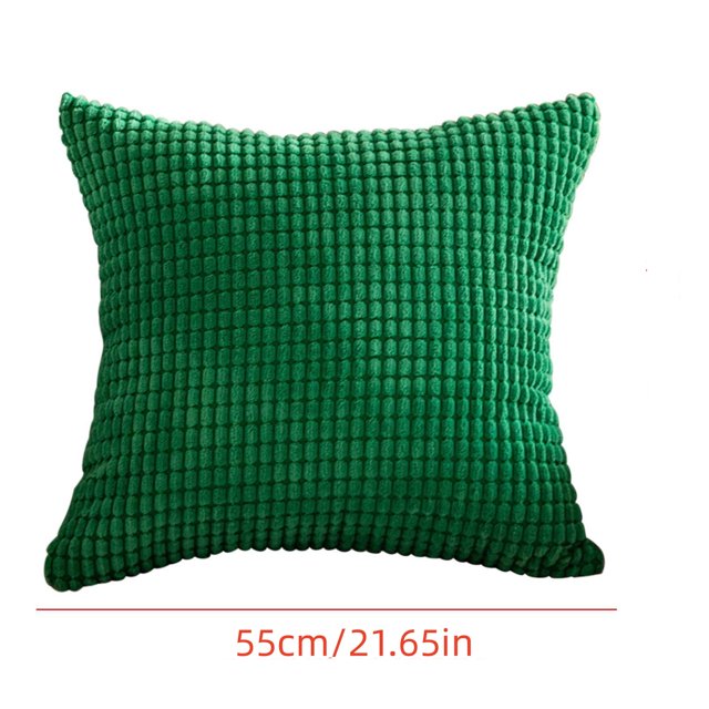 Yhmxh Fundas de almohada decorativas para sofá, cojín estilo grano de maíz, funda de almohada para el hogar, mesita de noche, coche, núcleo - Fundas de almohada