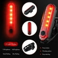 thumbnail image 4 of Bicycle Rear Lights Back Lamp Waterproof Usb Rechargeable Led Bike Tail Lights, 4 of 5